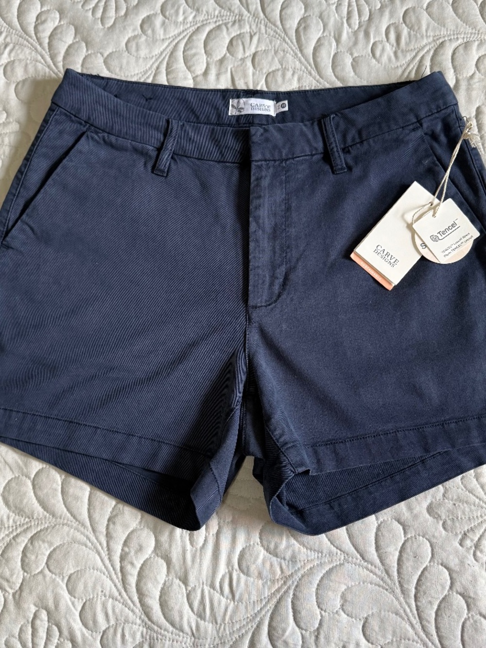 CARVE DESIGNS SAUSALITO SHORT SIZE 10 NAVY BLUE